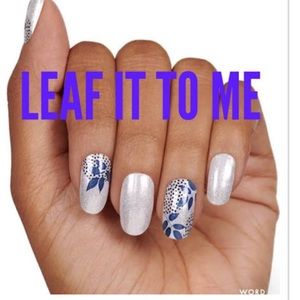 Color street RETIRED “Leaf it to me” real nail art polish strips